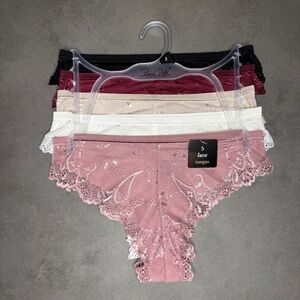 Rene Rofe Lace Thong Collection Set of 5